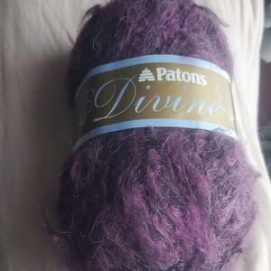 Patons Divine Purple Yarn
